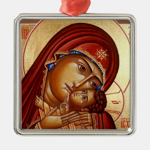Theotokos Ornament Aus Metall