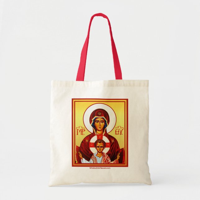 Theotokos orthodoxe Ikonen-Tasche Tragetasche (Vorne)