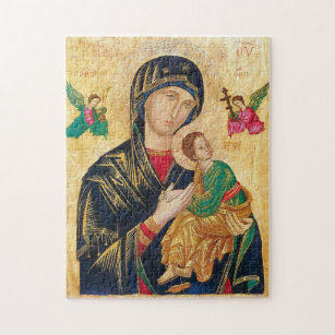 Theotokos und das Christ Child Icon Puzzle