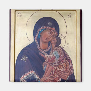 Theotokos und das Christ Child Orthodox Icon Magnet