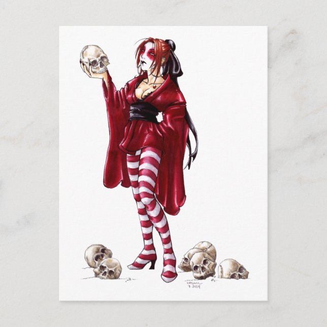 Thera Postkarte (Vorderseite)