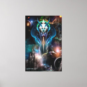 Thera Queen of the Galaxy Canvas Print Leinwanddruck