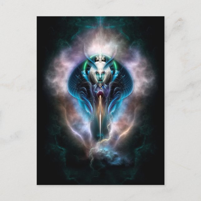 Thera The Ethereal Queen Postkarte (Vorderseite)
