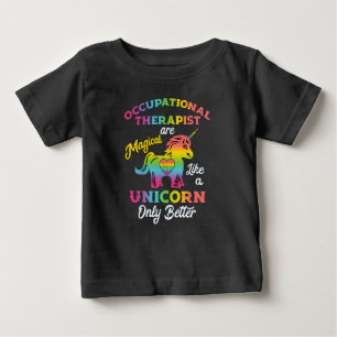 Therapeut des Beschäftigungstherapie-Einhorn-OT Baby T-shirt