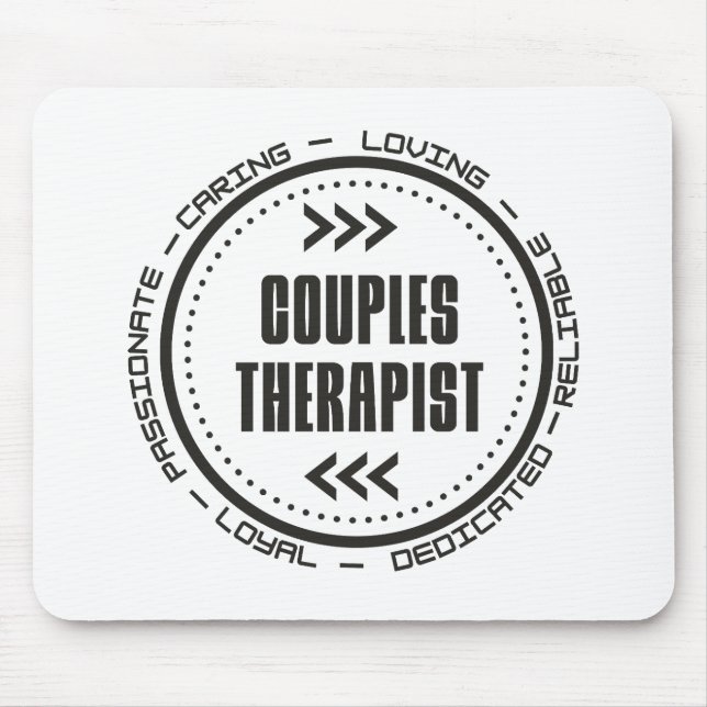 Therapeut für phantastische Paare Mousepad (Vorne)