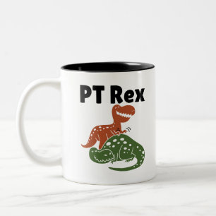 Therapeut für Physikalische Therapie PT Rex Zweifarbige Tasse
