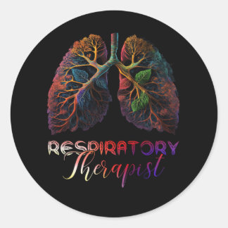Therapeut für Respirationstherapie RT Care Week Th Runder Aufkleber