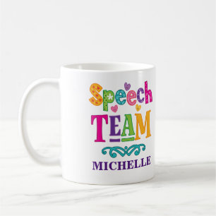 Therapeut-Geschenk des Sprache-Team-SLP Kaffeetasse