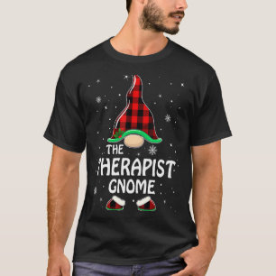 Therapeut Gnome Buffalo Kariert Matching Family Ch T-Shirt