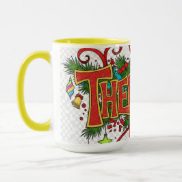 Therapeut:innen- Hübscher Festtagsprofis-Becher Tasse