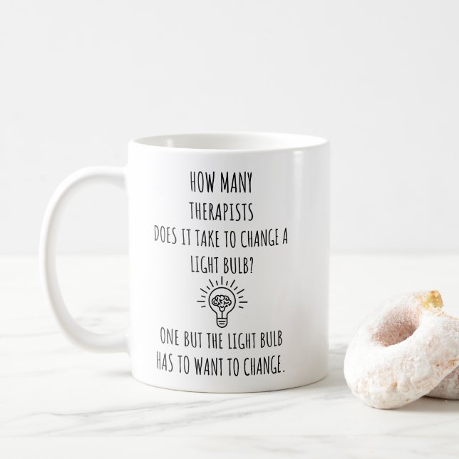 Therapeut Kaffeetasse (Mit Donut)