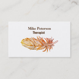 Therapeut-kundenspezifische UVmattVisitenkarte Visitenkarte