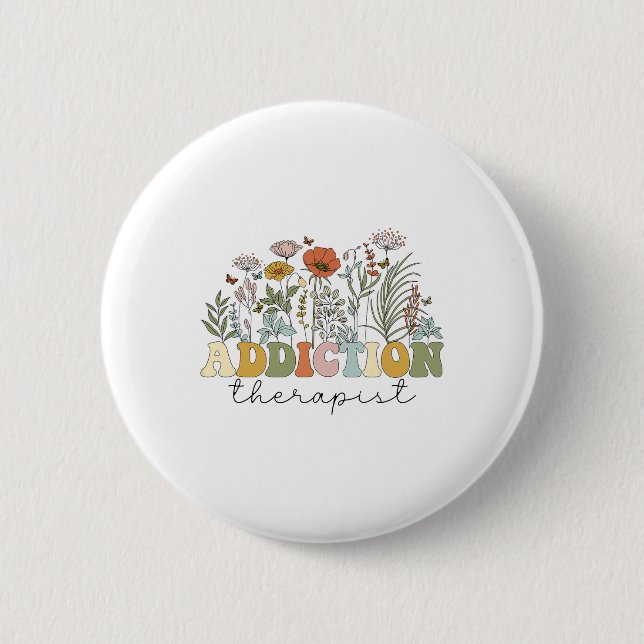 Therapeut Psychotherapie Verhalten 1 Button (Vorderseite)