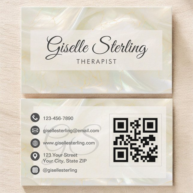 Therapeut QR-Code Visitenkarte (Von Creator hochgeladen)