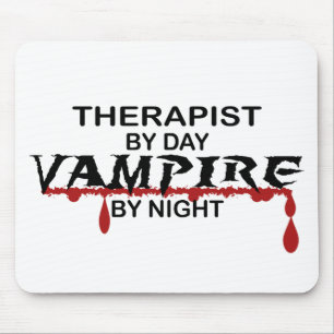 Therapeut-Vampir bis zum Nacht Mousepad