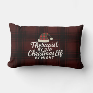 TherapeutIn bei Tag, Weihnachtself bei Nacht - ind Lendenkissen