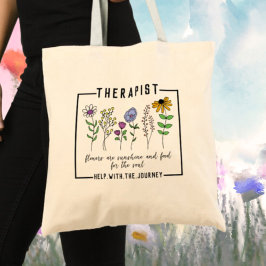 Therapeutin hilft bei der Wildblume von Reisen Tragetasche