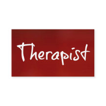 Therapeutin Red Business Card
