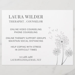 Therapeutischer Berater online Flyer