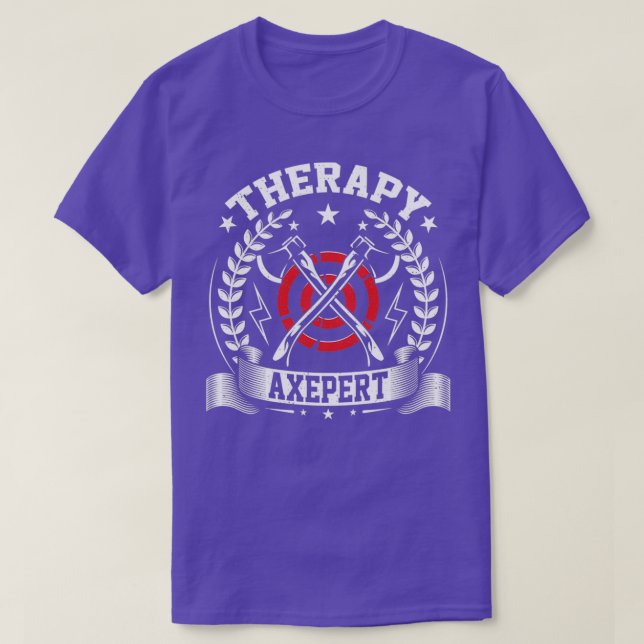 Therapie Axepert Funny Ax Throwing Throwers Ax Lov T-Shirt (Design vorne)