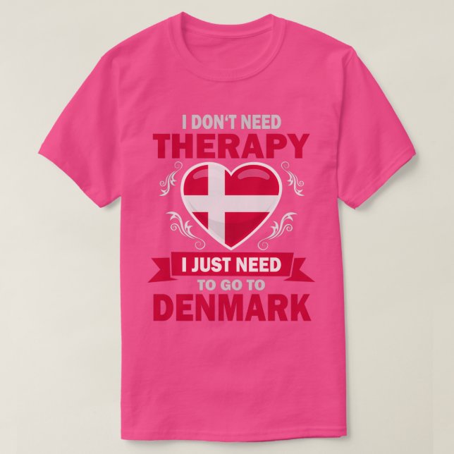 Therapie Dänemark T-Shirt (Design vorne)