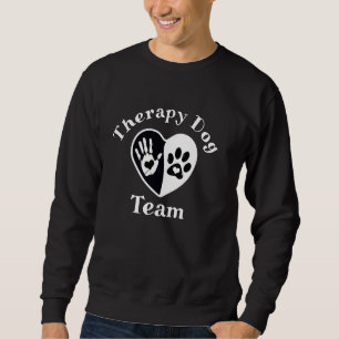 Therapie Dog Team Bekleidung für tierunterstütztes Sweatshirt