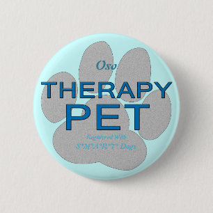 Therapie-Haustier Button