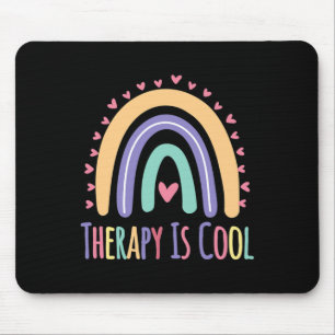 Therapie ist cool Selbstfürsorge Bewusstsein für p Mousepad