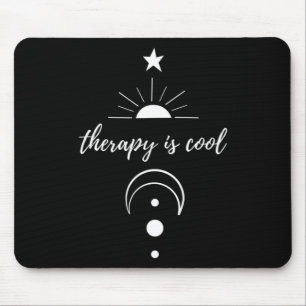 Therapie ist Coole Selbstbewusstsein Mental Health Mousepad