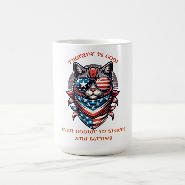 Therapie ist Cooler T - Shirt - Bewusstsein für ps Kaffeetasse (Mittel)