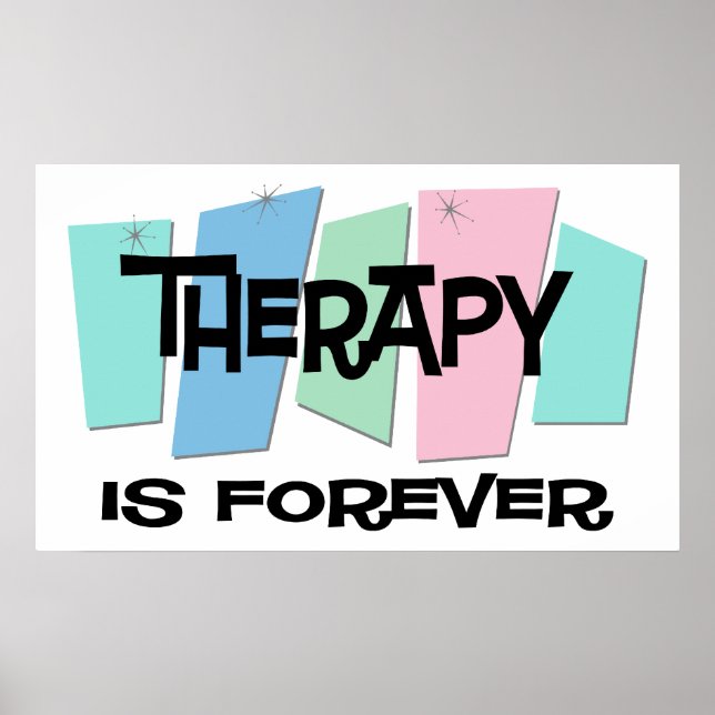 Therapie ist für immer poster (Vorne)