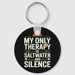 Therapie ist R und Silence Beach Sommer Casual Wea Schlüsselanhänger