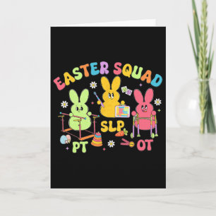 Therapie-Oster-Squad Slp Ot Pt-Team-Hase Physiothe Karte