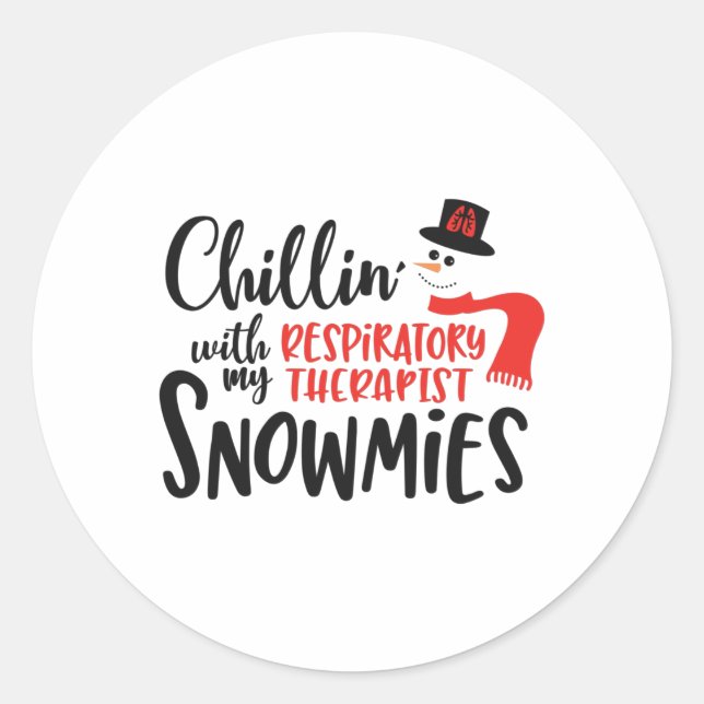 Therapie Runder Aufkleber (Vorderseite)