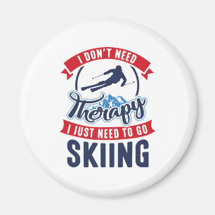 Therapie-Skifahren Magnet