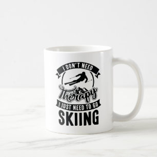 Therapie Skiing Kaffeetasse