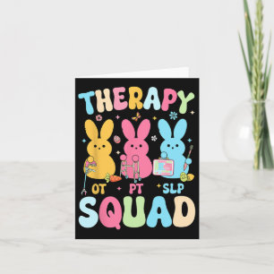 Therapie Squad Ostertag Slp Ot Pt Bunny Eggs Thor Karte