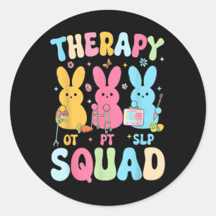 Therapie Squad Ostertag Slp Ot Pt Bunny Eggs Thor Runder Aufkleber
