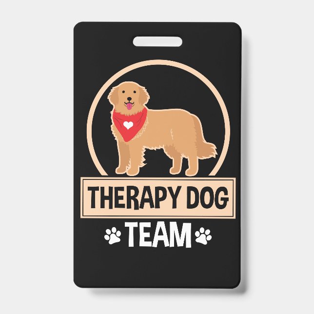 Therapiedog Ausweis (Vorderseite)