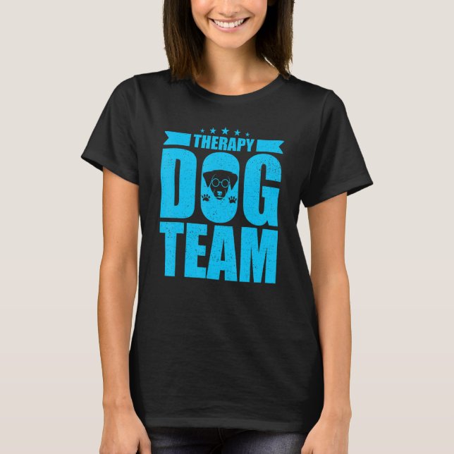 Therapiehanddesign - Therapy Dog Team T-Shirt (Vorderseite)
