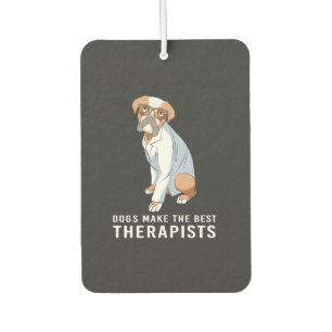 Therapiehund-Psychologe Therapeut Autolufterfrischer