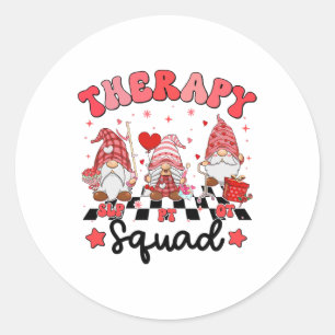 Therapieviertel-Slp Ot Pt Valentine's Day Rehab Te Runder Aufkleber