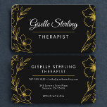 Therapist Botanical Professional Visitenkarte<br><div class="desc">Professional botanical business card for therapists and counselors. Designed to present your contact details with a calm, natural, and welcoming appearance that supports a supportive therapeutic environment. Ideal for private practices, client sessions, referrals, and professional networking. Editable text. Clean print-ready layout.</div>