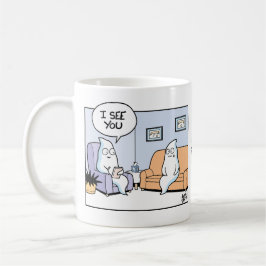 Therapist Ghost tells Patient Ghost is seen Kaffeetasse