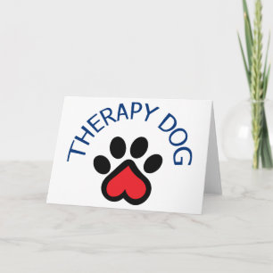 Therapy Dog Karte