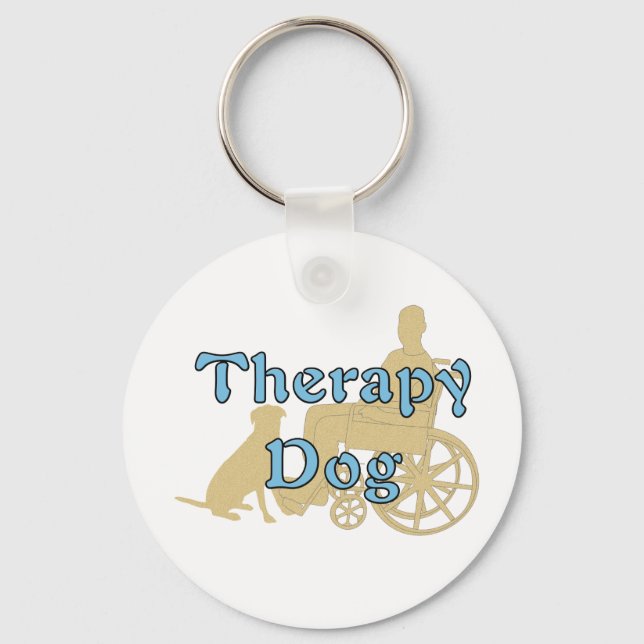 Therapy Dog Schlüsselanhänger (Vorderseite)
