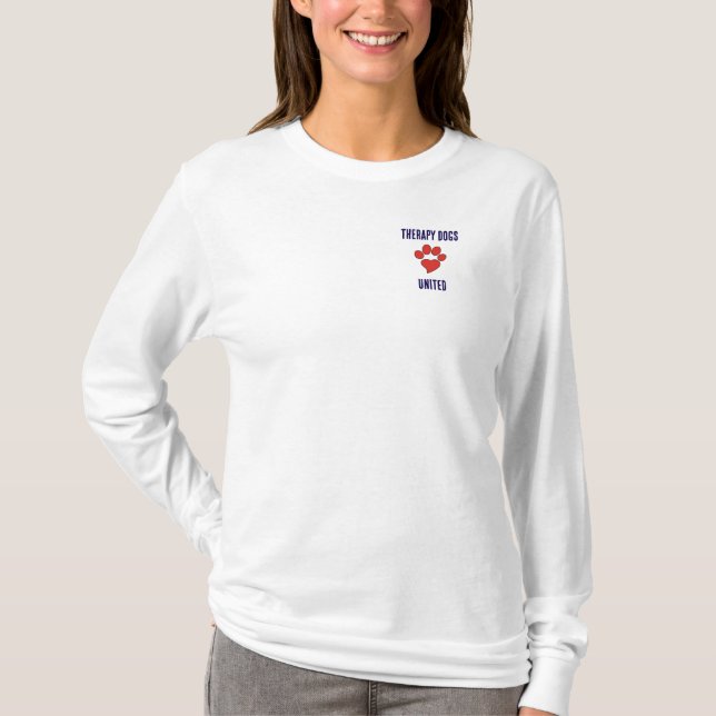 Therapy Hund United Women's Long Sleeve Shirt (Vorderseite)