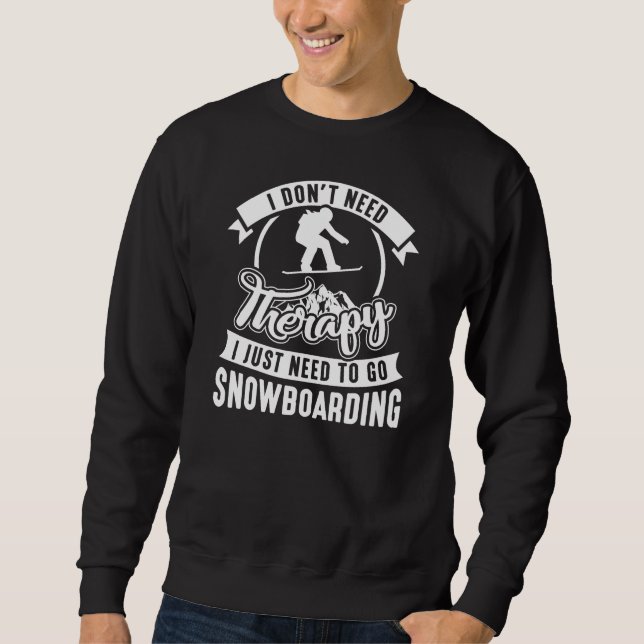 Therapy Snowboarding Sweatshirt (Vorderseite)