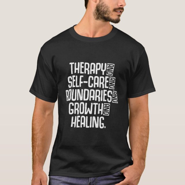 Therapy Tal Health Awareness T-Shirt (Vorderseite)