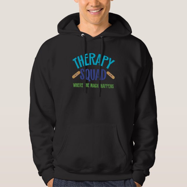 Therapy Where Magic Happens Rehab Team Kids Mental Hoodie (Vorderseite)